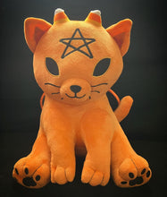 Load image into Gallery viewer, "Lucipurr" - Pickety Pals Plushie - Pumpkin Spice Edition