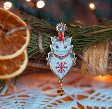 Load image into Gallery viewer, PRE-ORDER* Yule Cat - Icelandic Folklore (white or black)