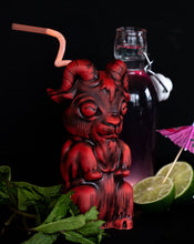 Load image into Gallery viewer, "Drink Deliciously" Kid Phillip Tiki Mug - LE HELLFIRE RED