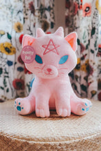 Load image into Gallery viewer, Lucipurr - PINK - Pickety Pals - Demonic Kitten Plushie