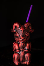 Load image into Gallery viewer, "Drink Deliciously" Kid Phillip Tiki Mug - LE HELLFIRE RED