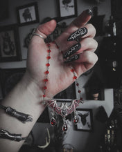 Load image into Gallery viewer, Vampire Bat - Victorian Damask Necklace