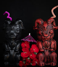 Load image into Gallery viewer, "Drink Deliciously" Kid Phillip Tiki Mug - LE HELLFIRE RED