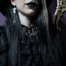 Load image into Gallery viewer, Black Widow - Gothic Victorian Collar Pin