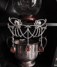 Load image into Gallery viewer, Black Widow - Gothic Victorian Collar Pin