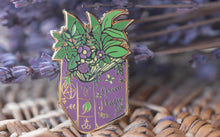 Load image into Gallery viewer, Green Magic Spell Book - Enamel Pin