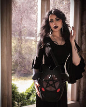 Load image into Gallery viewer, Gothic Goat Ita Bag - CHARCOAL BLACK