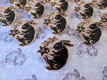Load image into Gallery viewer, PRE-ORDER* Starlight Rabbit - Enamel Pin (day or night)
