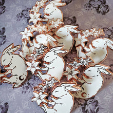 Load image into Gallery viewer, PRE-ORDER* Starlight Rabbit - Enamel Pin (day or night)