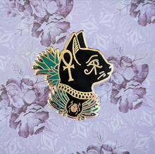 Load image into Gallery viewer, PRE-ORDER* Bastet, Ancient Egyptian Goddess of Cats - Enamel Pin