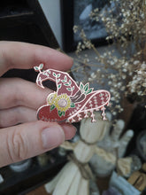 Load image into Gallery viewer, Sunflower Witch Hat - Enamel Pin