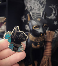 Load image into Gallery viewer, PRE-ORDER* Bastet, Ancient Egyptian Goddess of Cats - Enamel Pin