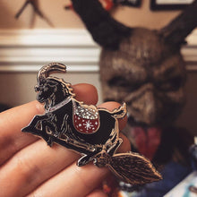 Load image into Gallery viewer, PRE-ORDER* Julbock's Flight - Yule Goat enamel pin
