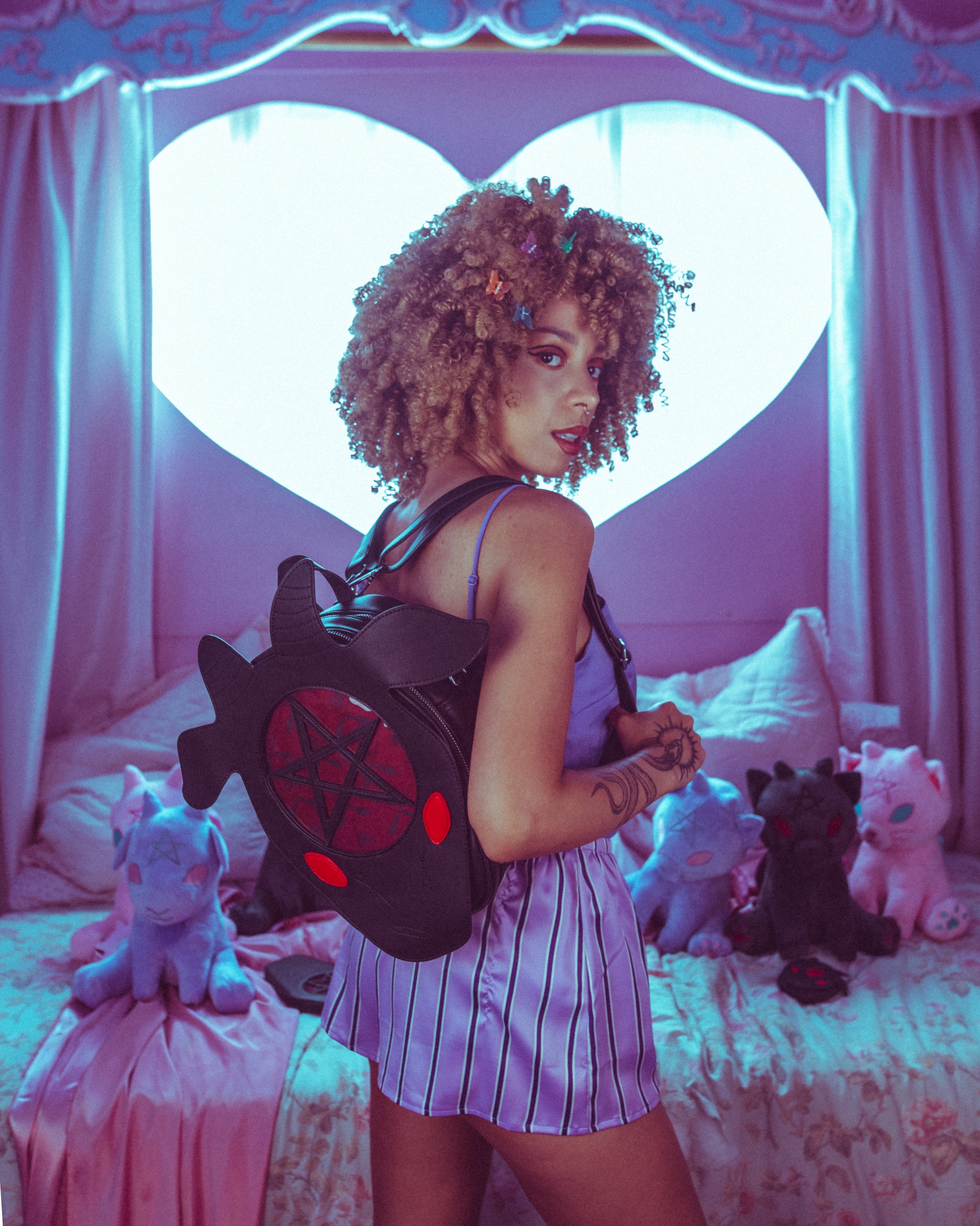 Gothic Goat Ita Bag - CHARCOAL BLACK – The Pickety Witch
