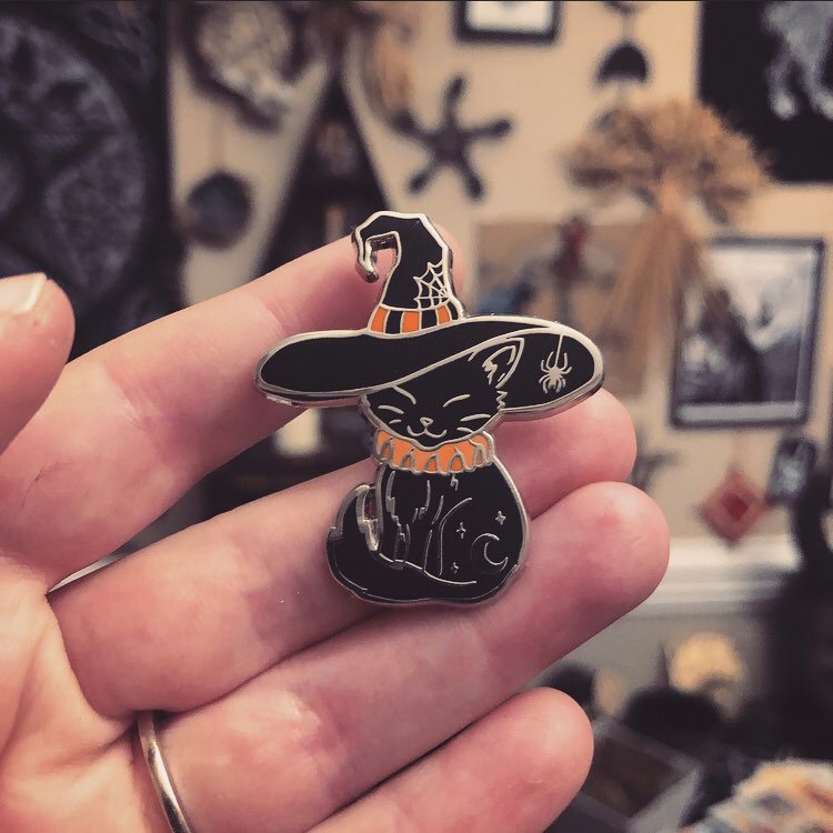 Witch Kitten - Enamel Pin