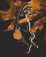 Load image into Gallery viewer, Trick-or-Treat Parade - Phillip the Goat - Halloween Enamel Pin
