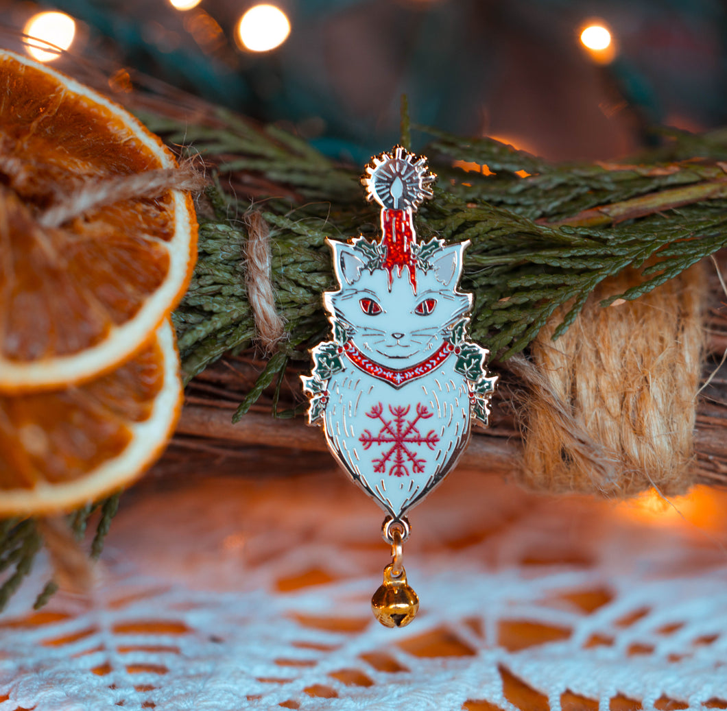 PRE-ORDER* Yule Cat - Icelandic Folklore (white or black)