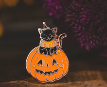 Load image into Gallery viewer, Jiji&#39;s First Halloween - Enamel Pin
