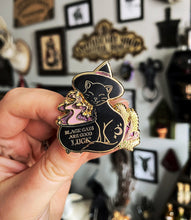 Load image into Gallery viewer, Black Cats Are Good Luck - Charity Pin

