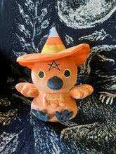 Load image into Gallery viewer, "Maggie Pie" - Pumpkin Spice Crow Plushie - Pickety Pals
