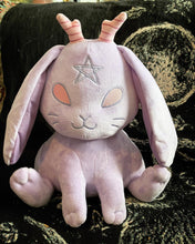 Load image into Gallery viewer, &quot;Beelzebun&quot; - Pickety Pals - Demonic Bunny Plushie
