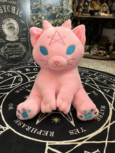 Load image into Gallery viewer, Lucipurr - PINK - Pickety Pals - Demonic Kitten Plushie
