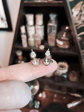 Load image into Gallery viewer, Baby Baphomet Earring Studs (black, lavender. or pink)
