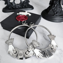 Load image into Gallery viewer, Tarot Hoop Earrings
