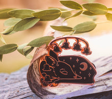 Load image into Gallery viewer, Starlight Fawn - Enamel Pin (day or night)
