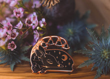 Load image into Gallery viewer, Starlight Fawn - Enamel Pin (day or night)
