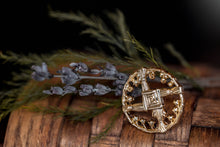 Load image into Gallery viewer, Brigid&#39;s Cross - Enamel Pin
