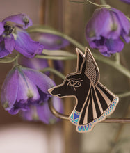 Load image into Gallery viewer, Anubis, Ancient Egyptian God of the Dead - Enamel Pin
