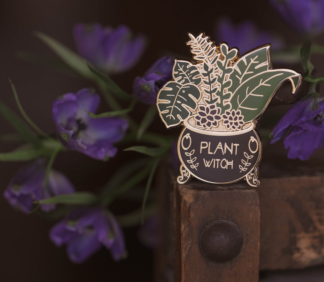 Plant Witch - Enamel Pin
