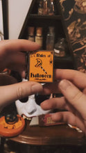 Load and play video in Gallery viewer, The Rules of Halloween - &quot;Trick &#39;r Treat&quot; Hinged Book Pin
