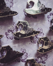 Load image into Gallery viewer, Peony Witch Hat - Enamel Pin
