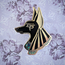 Load image into Gallery viewer, Anubis, Ancient Egyptian God of the Dead - Enamel Pin
