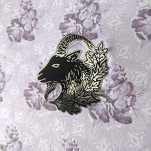 Load image into Gallery viewer, Black Phillip - Enamel Pin
