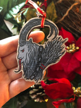 Load image into Gallery viewer, Yule Ornaments - Yule Goat &amp; Krampus - singles or set
