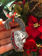 Load image into Gallery viewer, Yule Ornaments - Yule Goat &amp; Krampus - singles or set
