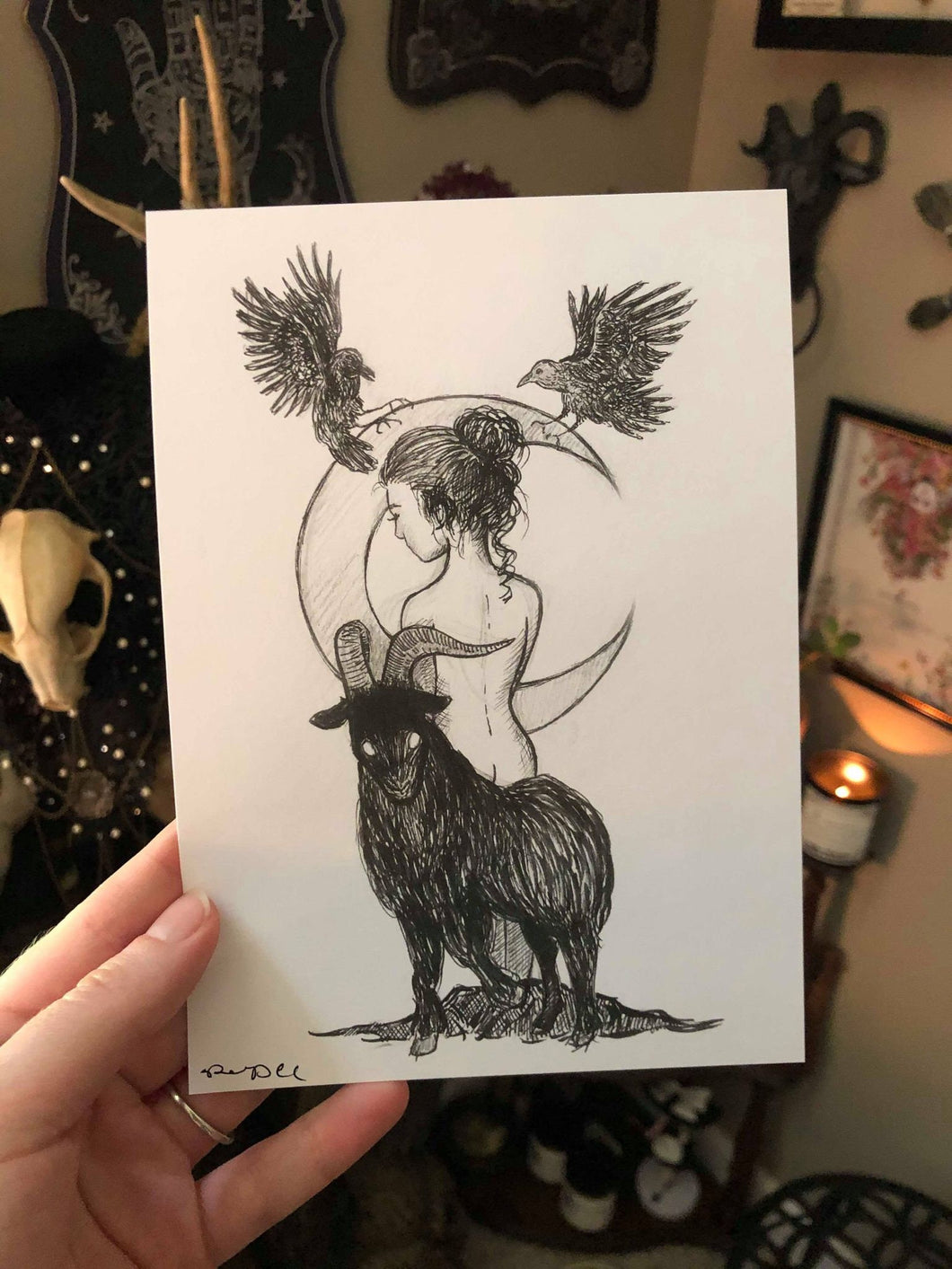 Witch's Familiars - 5x7 Print