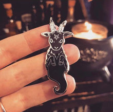Load image into Gallery viewer, PRE-ORDER* Ghost Goat - Enamel Pin
