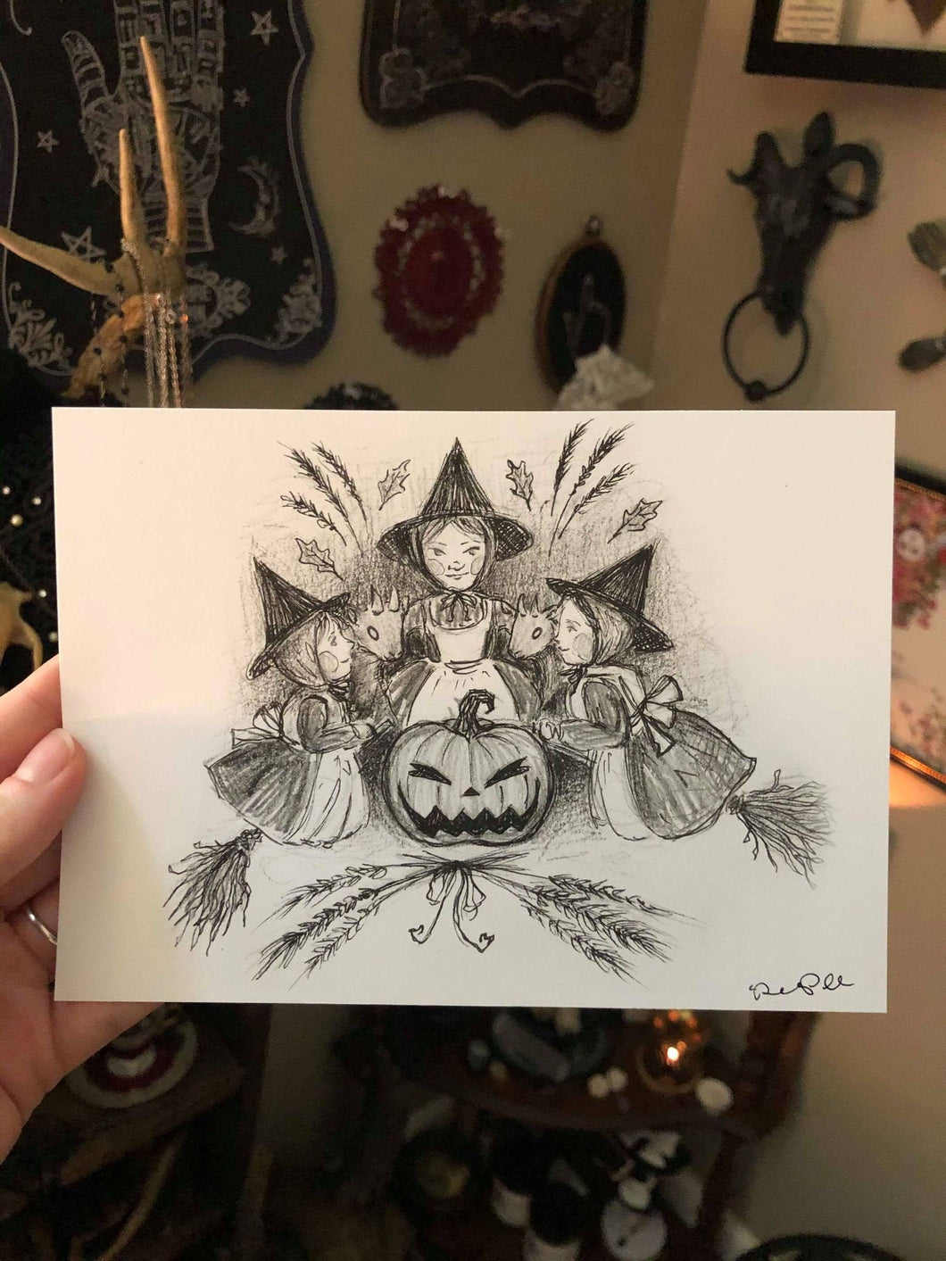 A Little Coven - 5x7 Print