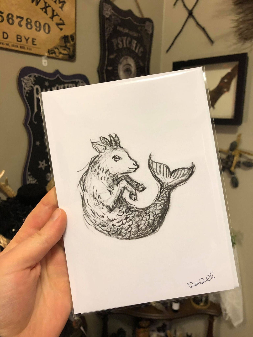 Baby Capricorn - 5x7 Print