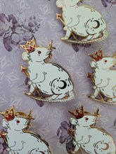 Load image into Gallery viewer, Rat Kings - Enamel Pin (black or white)
