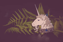 Load image into Gallery viewer, Medieval Unicorn - Enamel Pin
