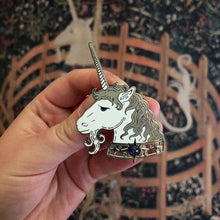 Load image into Gallery viewer, Medieval Unicorn - Enamel Pin
