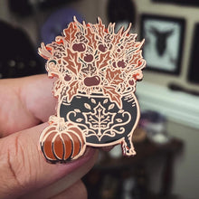 Load image into Gallery viewer, Mabon Cauldron - Enamel Pin

