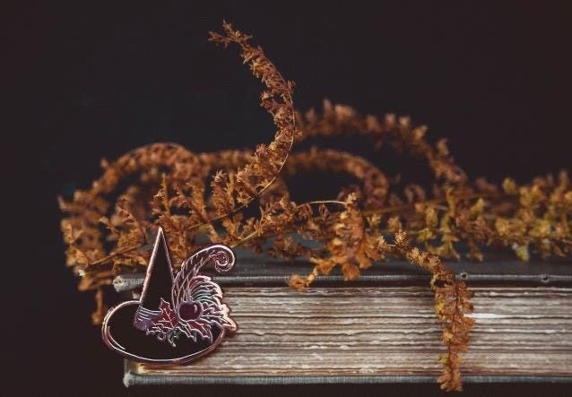 Mabon Witch's Hat - Enamel Pin