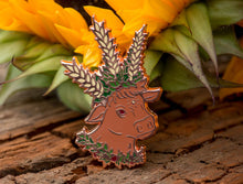 Load image into Gallery viewer, Lughnasadh Cow - Enamel Pin
