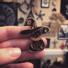 Load image into Gallery viewer, Witch Kitten - Enamel Pin
